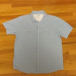 Mountain Hardware Men's Blue Checkered XL Shirt
